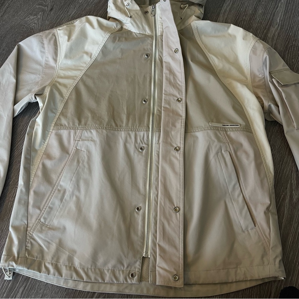 NWT Scotch & Soda Lightweight Colorblock Jacket ‘Cream’- LARGE - Picture 9 of 13